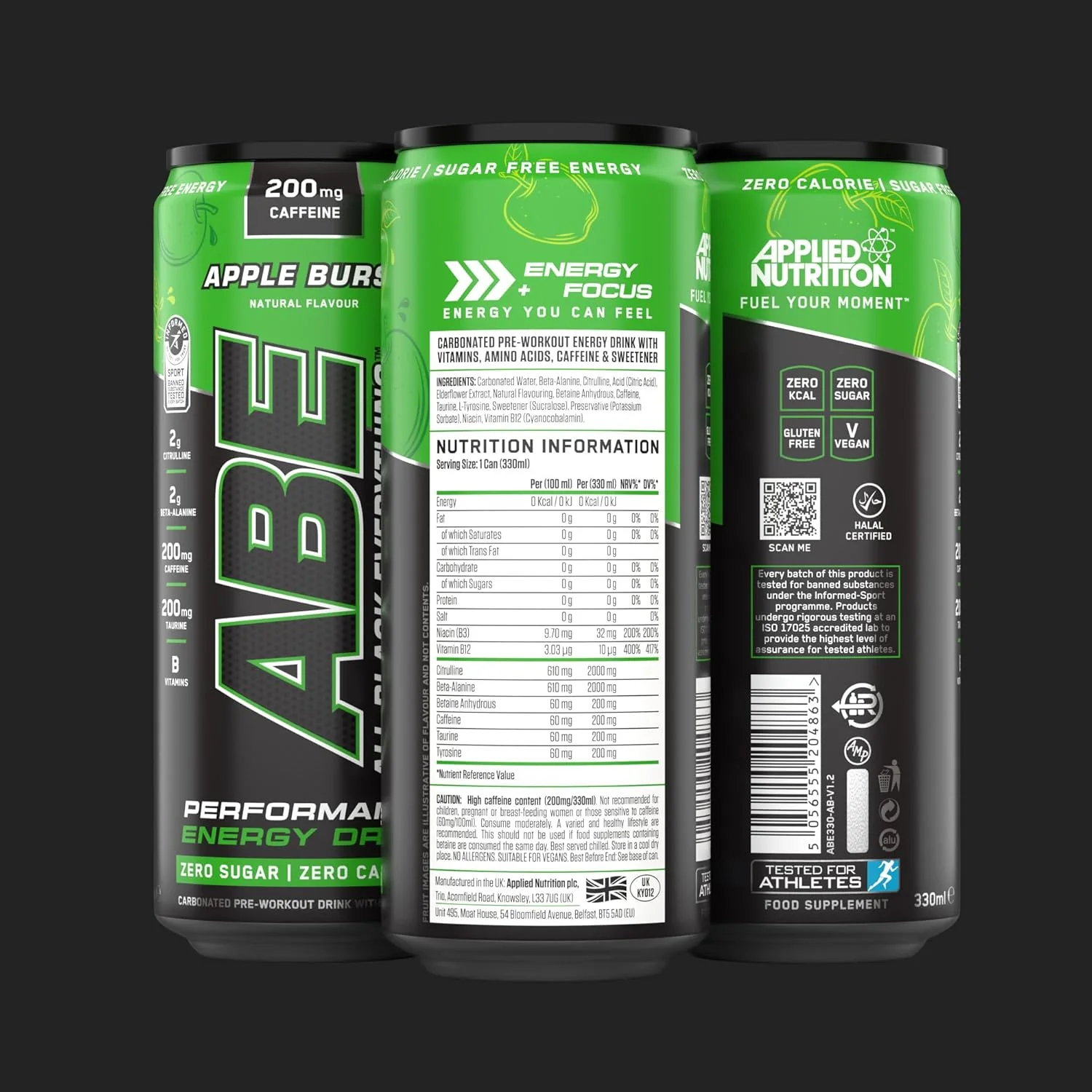 Applied Nutrition ABE Pre Workout Cans - Image 40