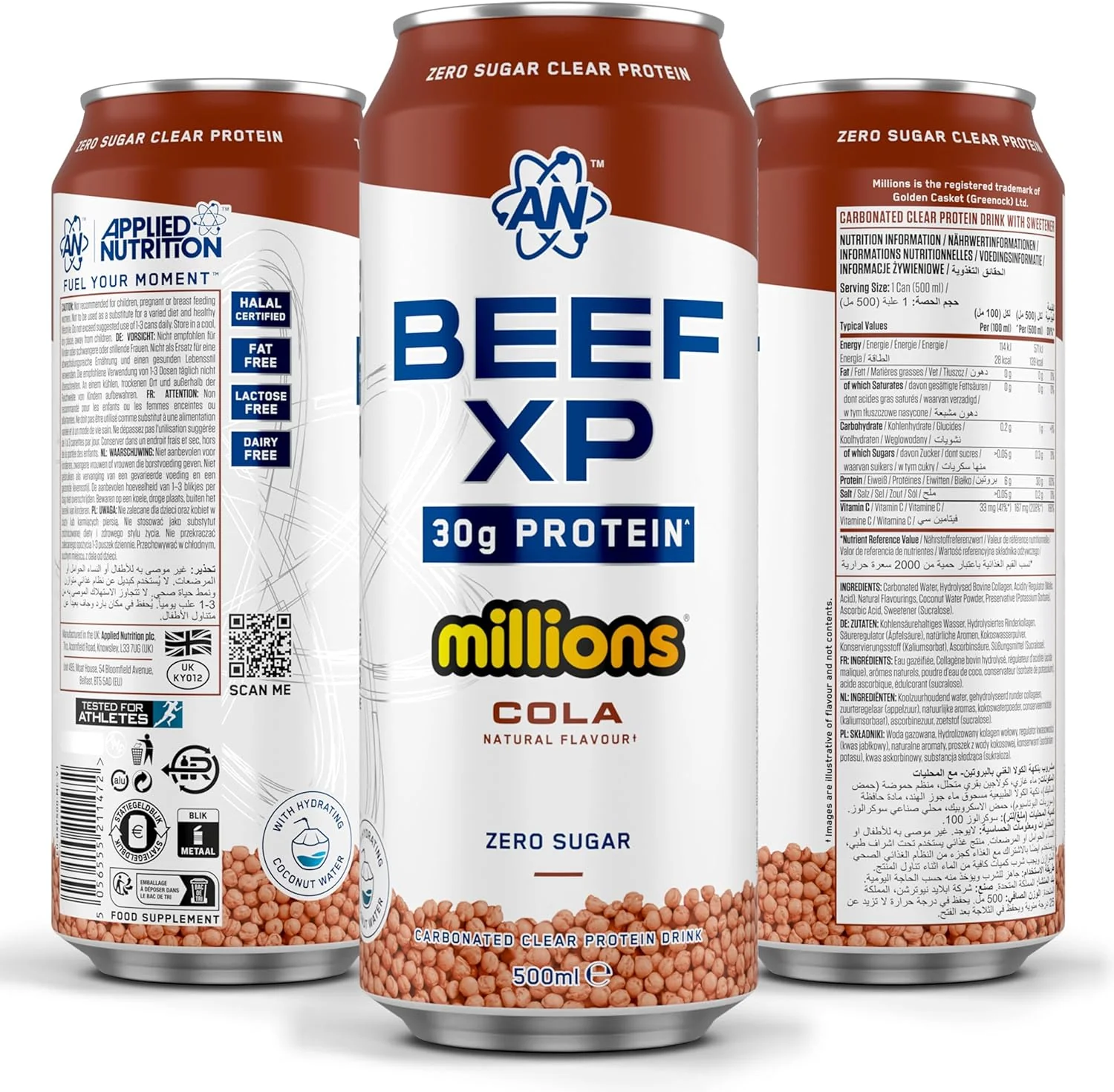 Applied Nutrition Beef XP Can Drink – 30g Clear Protein RTD - Image 10