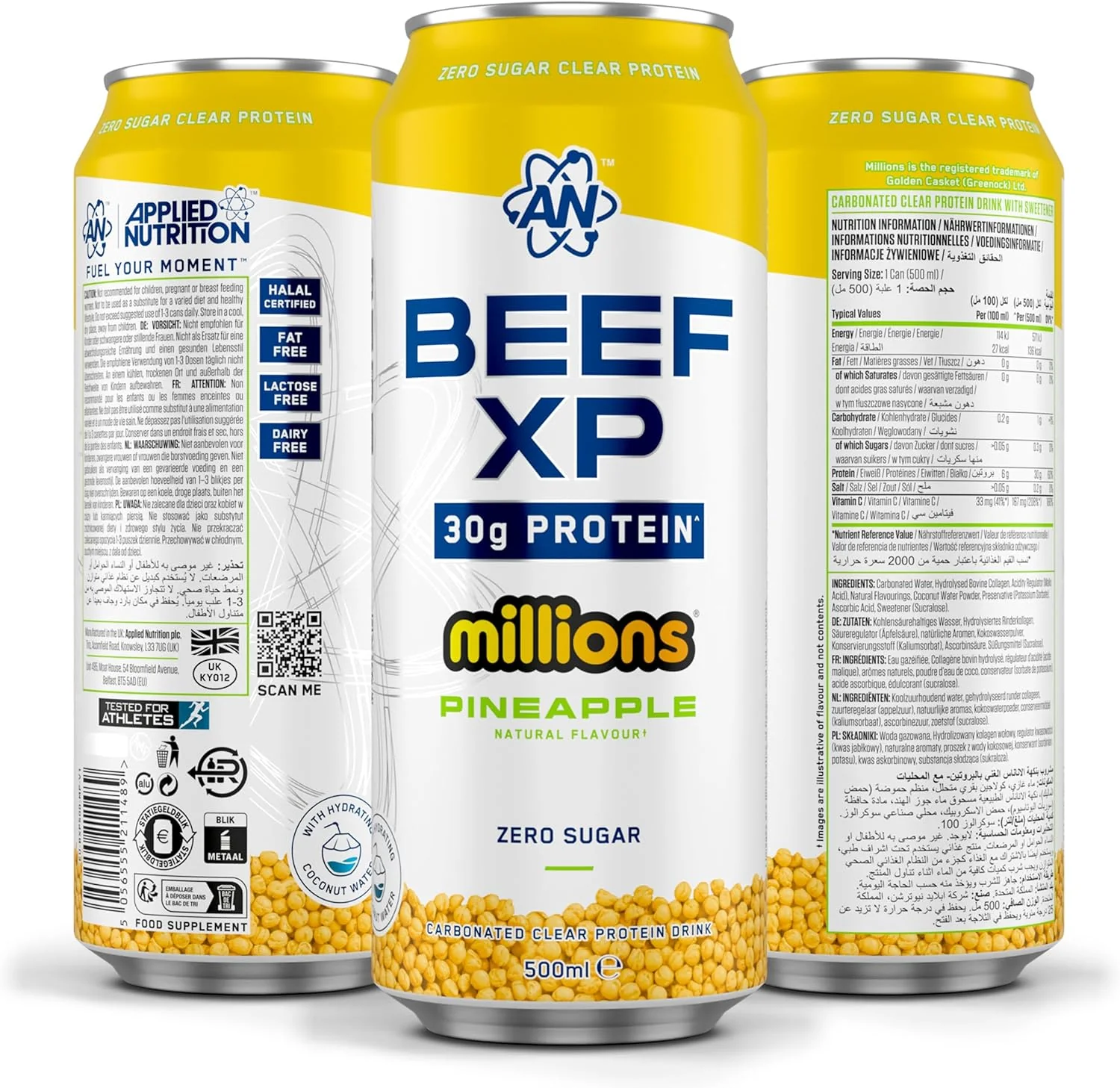 Applied Nutrition Beef XP Can Drink – 30g Clear Protein RTD - Image 4