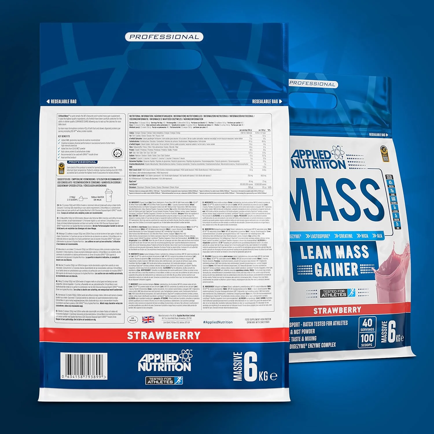 Applied Nutrition Critical Mass - Image 14