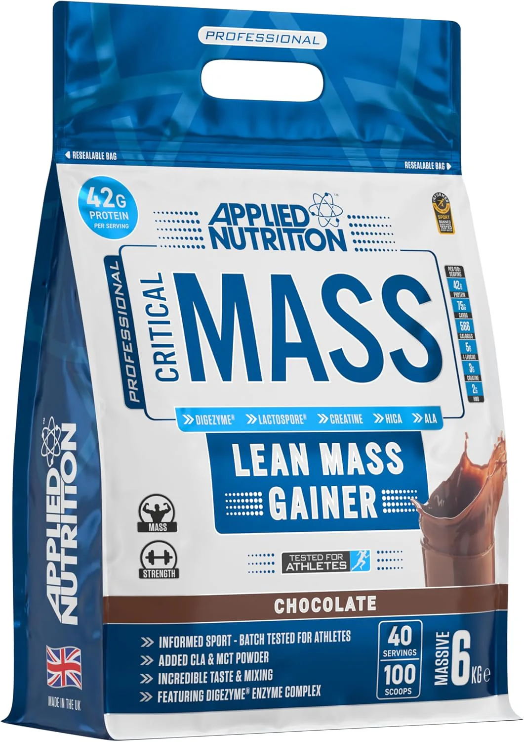 Applied Nutrition Critical Mass - Image 3