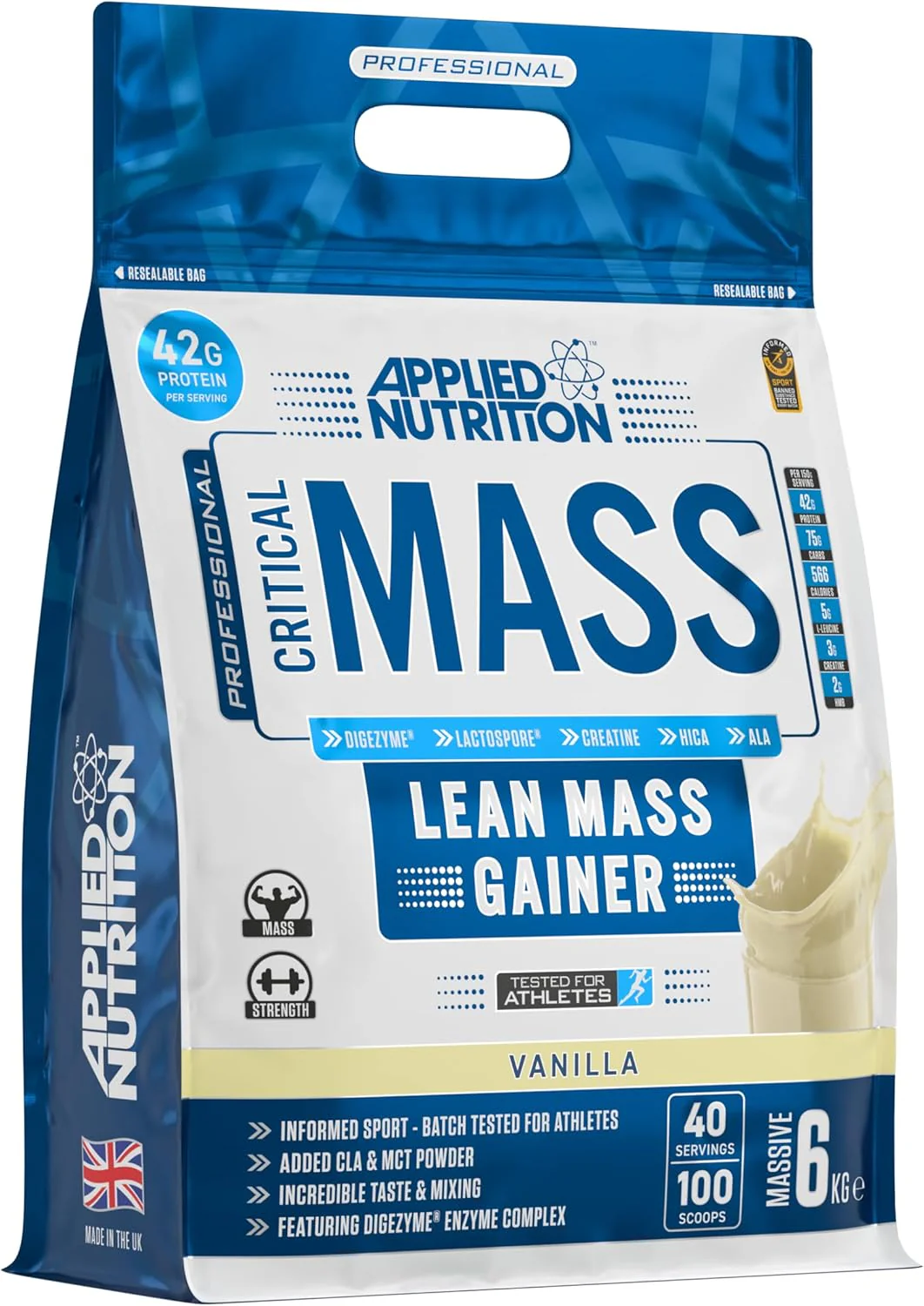 Applied Nutrition Critical Mass - Image 7