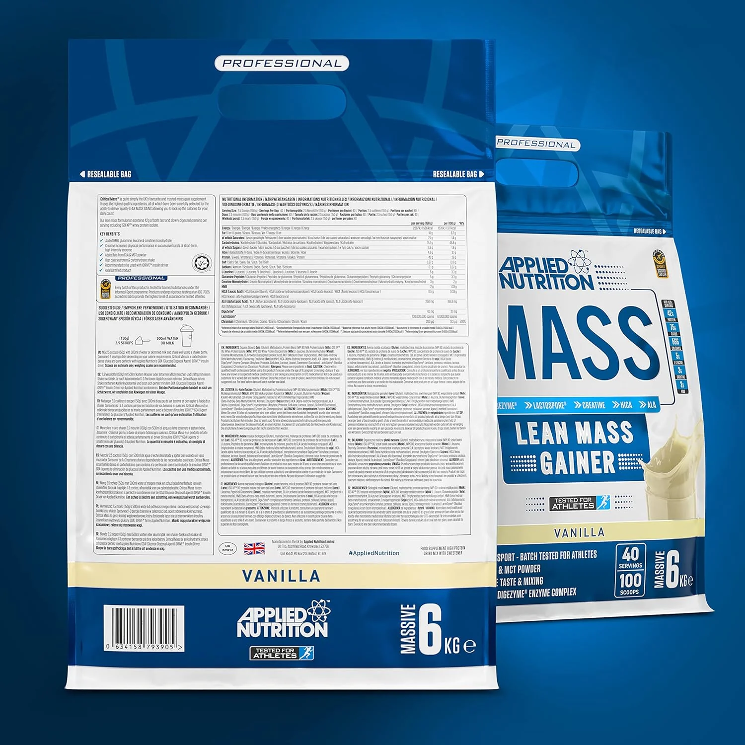 Applied Nutrition Critical Mass - Image 9