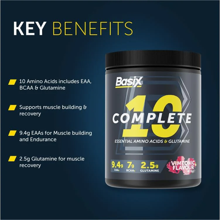 Basix Complete 10 EAAs & Glutamine - Image 4