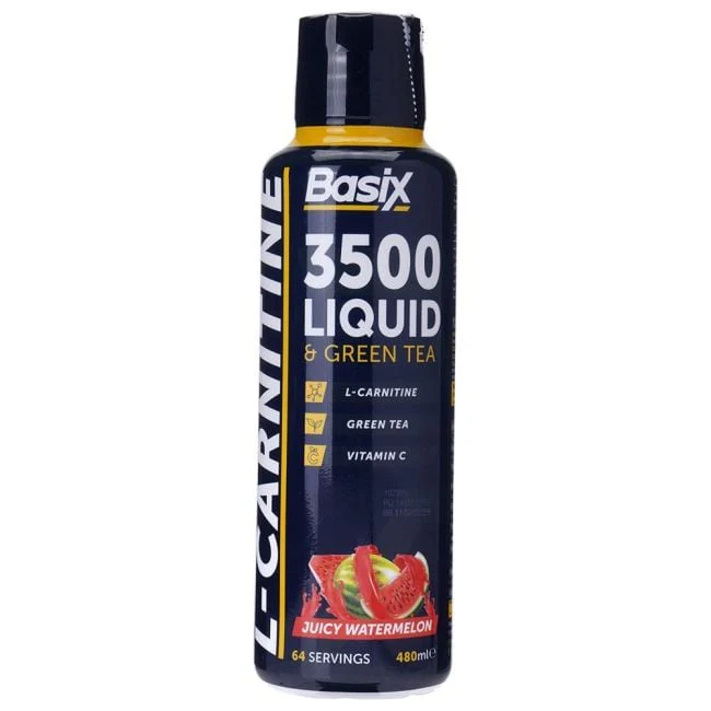 Basix L-Carnitine 3500 Liquid & Green Tea - Image 10