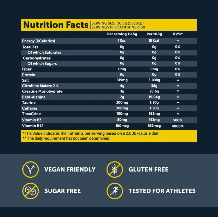 Basix Xtreme Pump Pre-Workout - Image 10