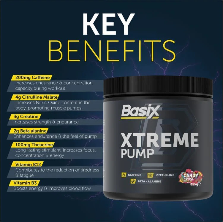 Basix Xtreme Pump Pre-Workout - Image 12