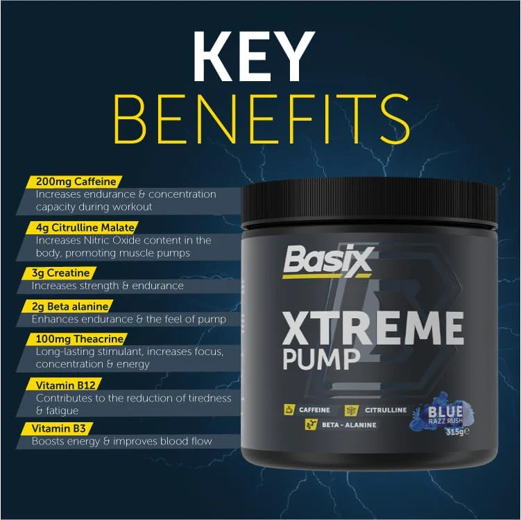 Basix Xtreme Pump Pre-Workout - Image 6