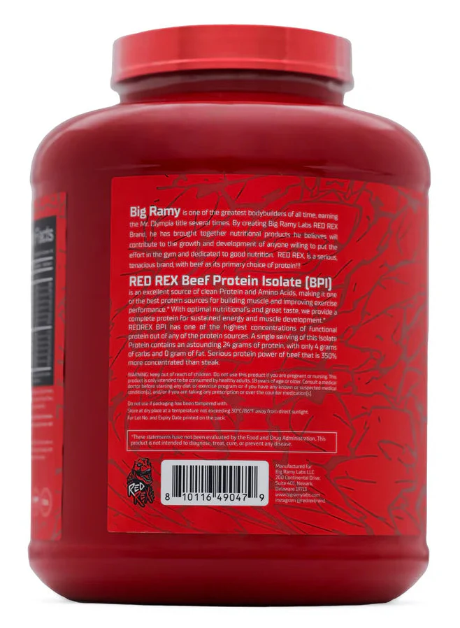 Big Ramy Labs RED REX 100% Beef Protein Isolate - Image 4