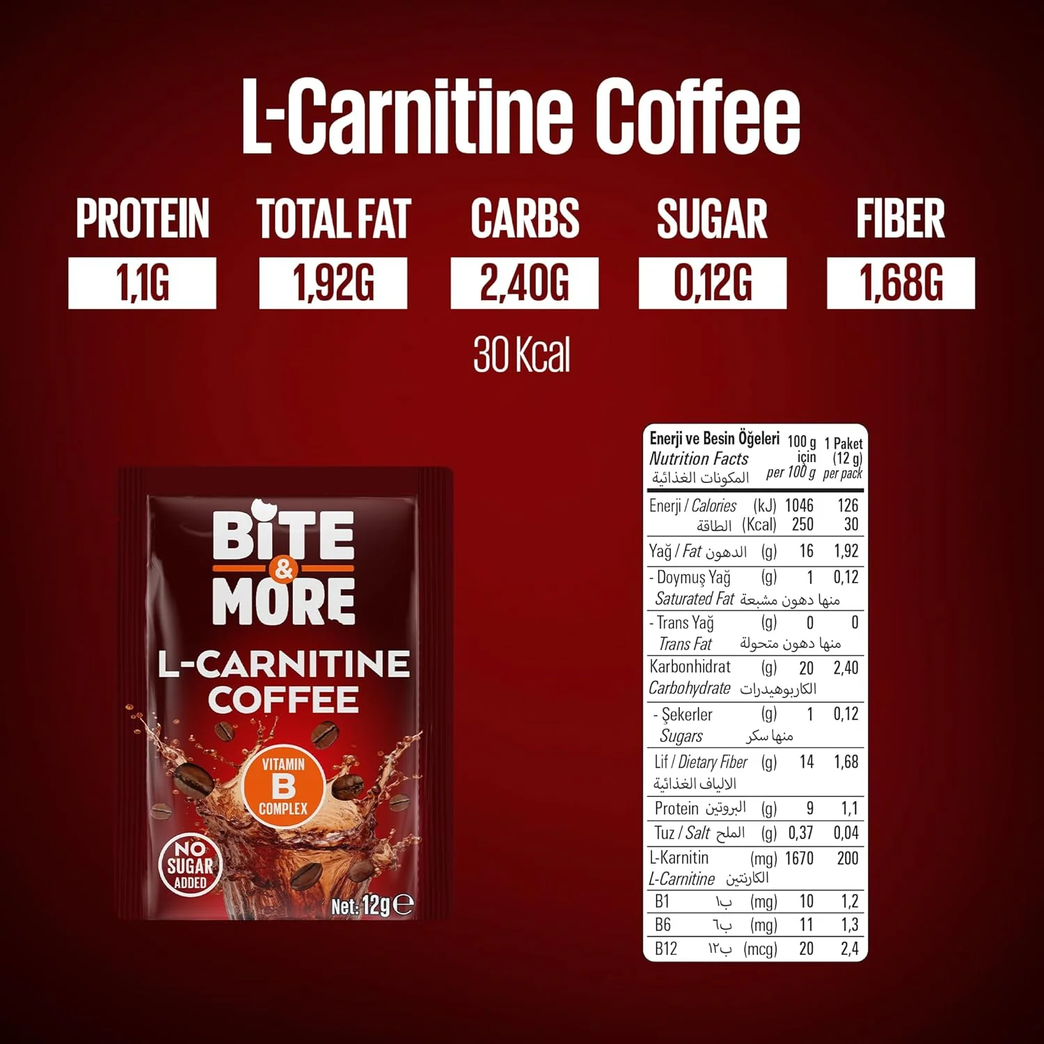 Bite & More L-Carnitine Coffee - Image 6