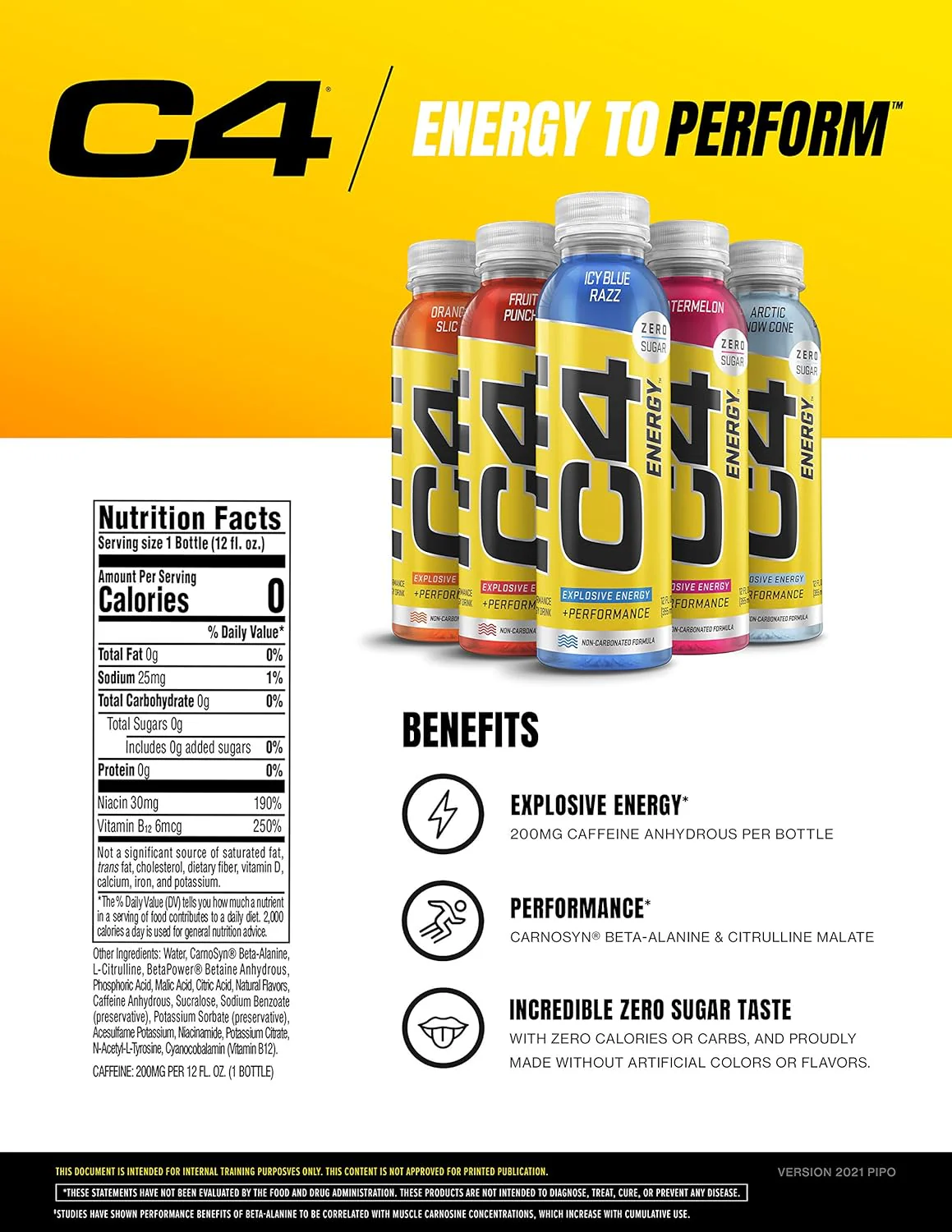 Cellucor C4 Energy Drink Non-Carbonated - Image 8