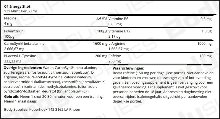 Cellucor C4 Pre Workout Shot - Image 7