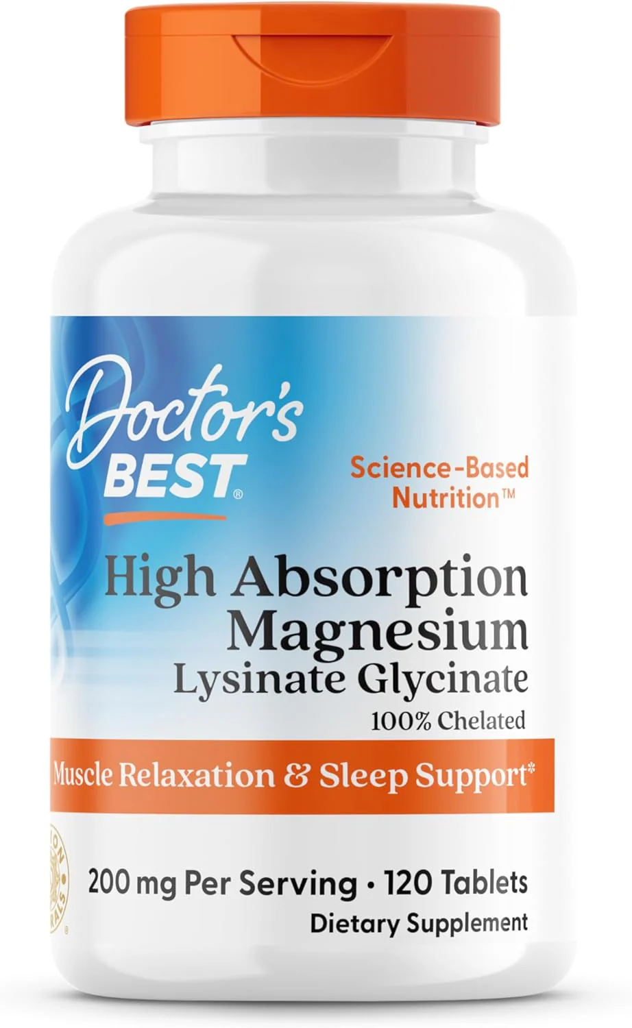Doctor’s Best High Absorption Magnesium Glycinate Lysinate Supplement - 100% Chelated for Maximum Absorption - Image 3
