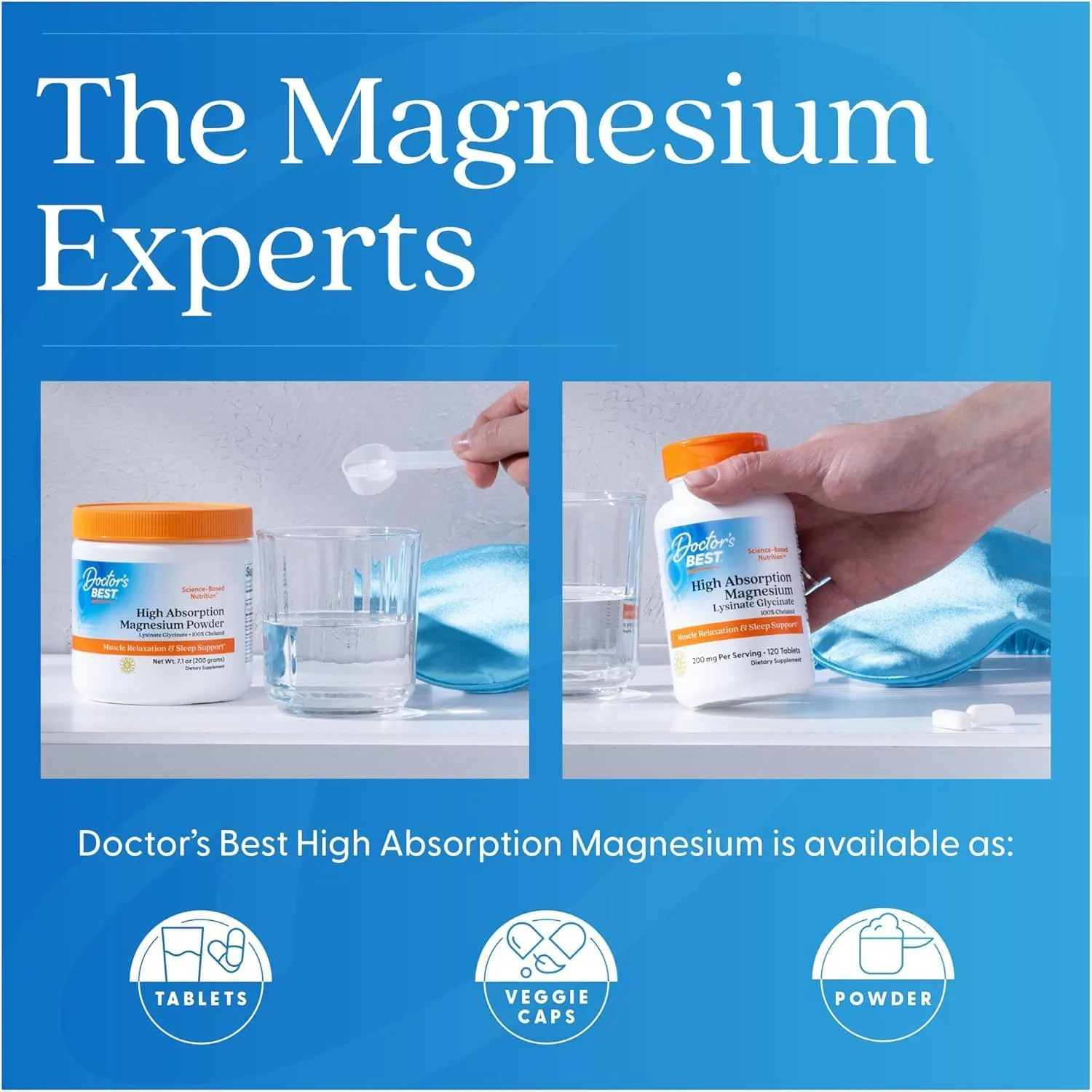 Doctor’s Best High Absorption Magnesium Glycinate Lysinate Supplement - 100% Chelated for Maximum Absorption - Image 6