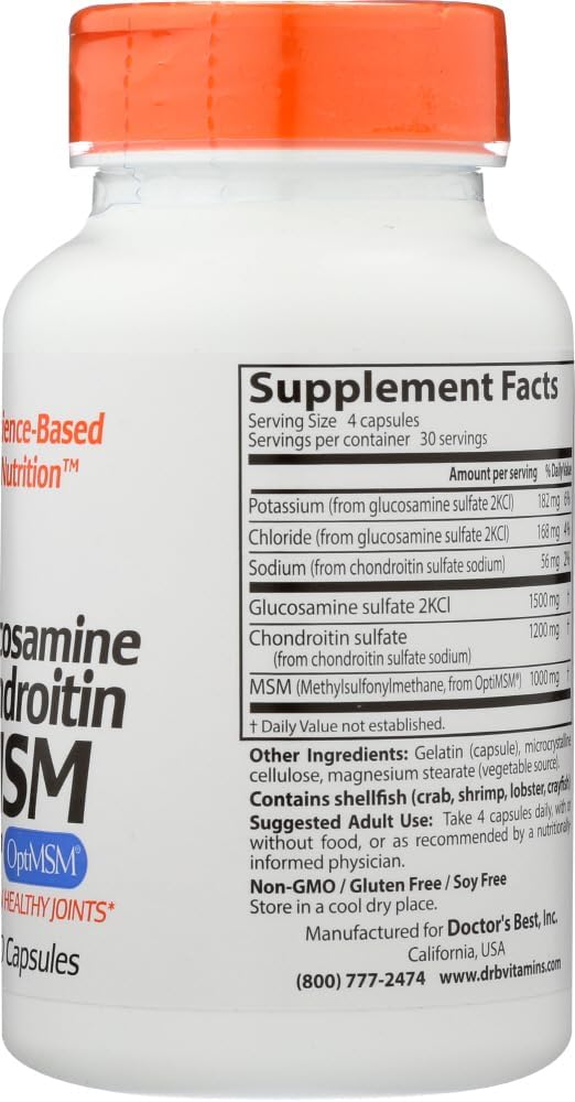 Doctor's Best Glucosamine/Chondroitin/MSM - Image 3