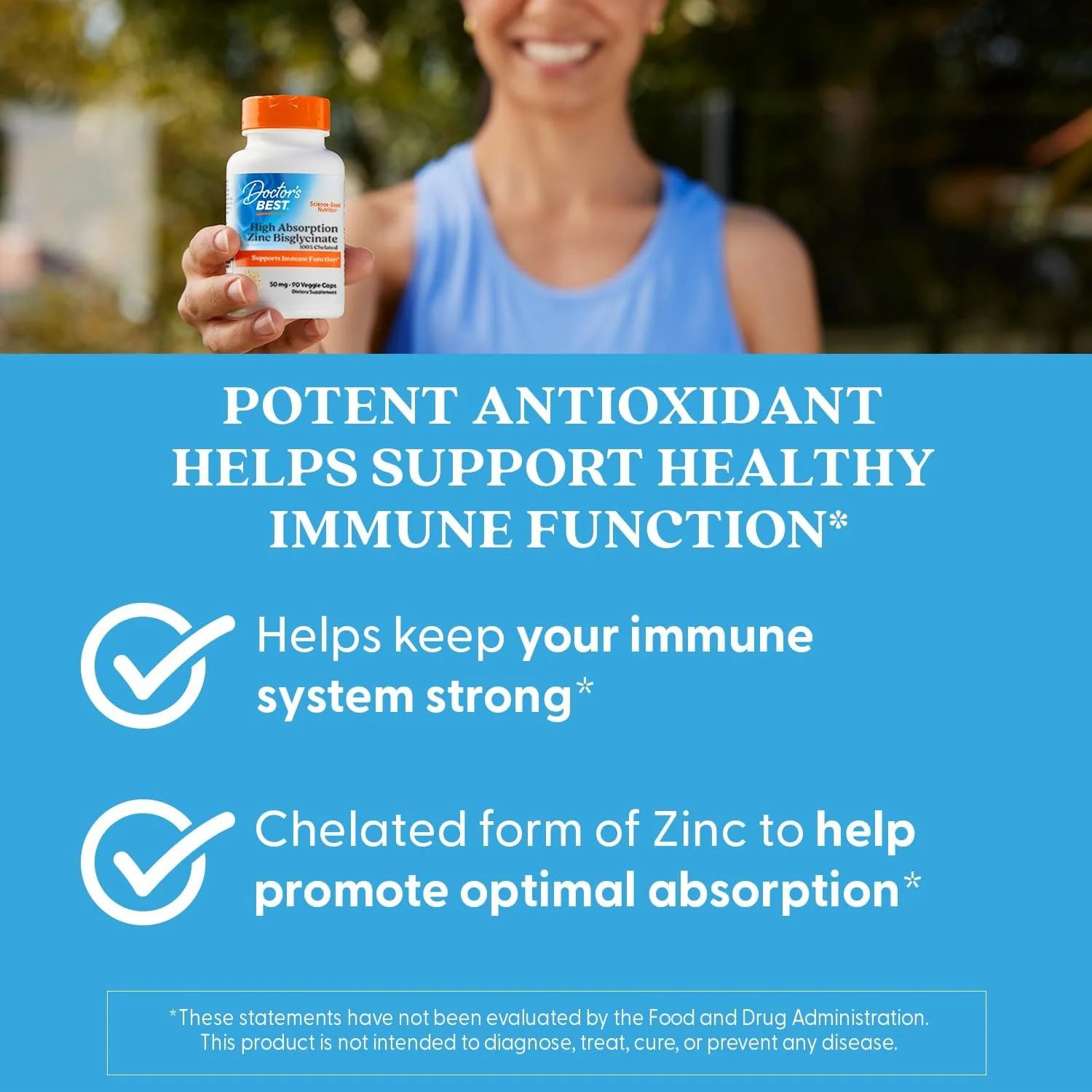 Doctor's Best High Absorption Zinc Bisglycinate - Image 2
