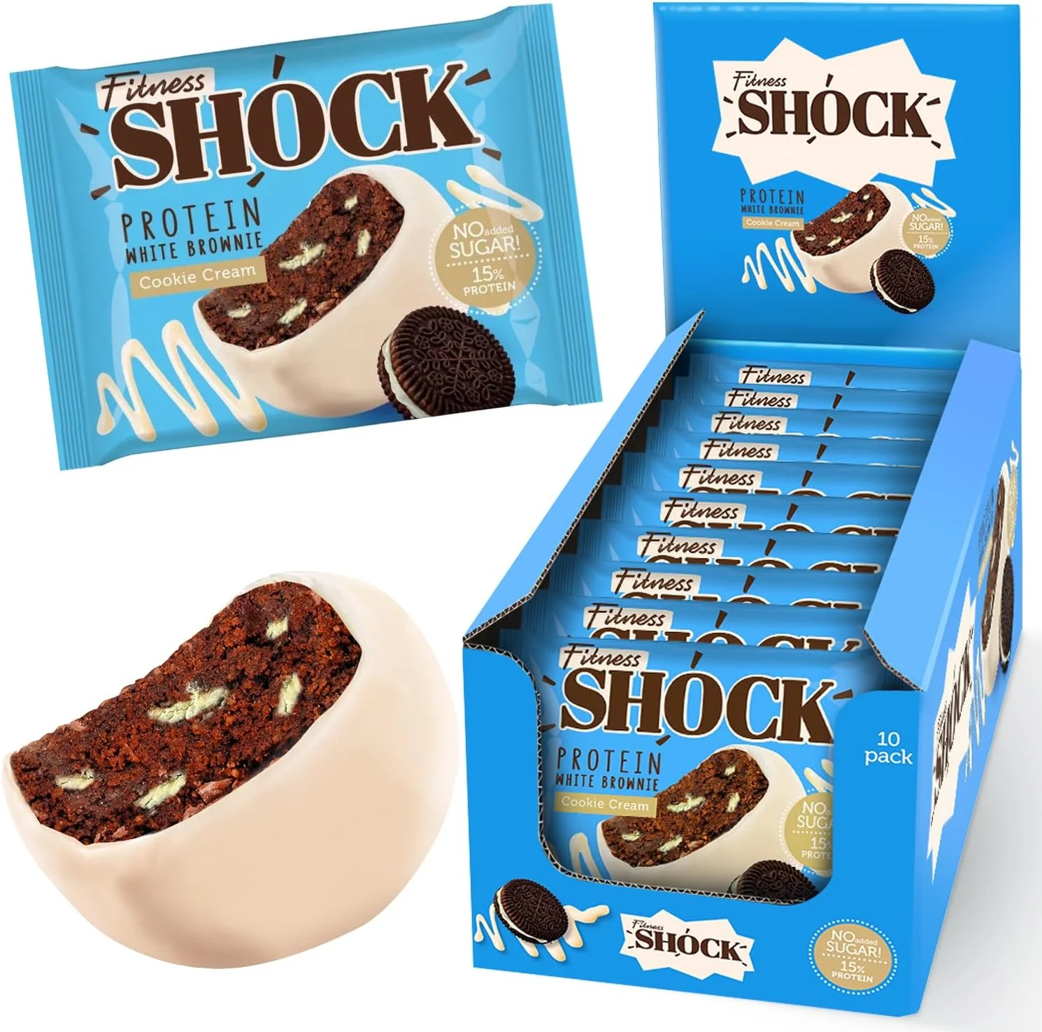 FitnesShock Protein Brownie - Image 19