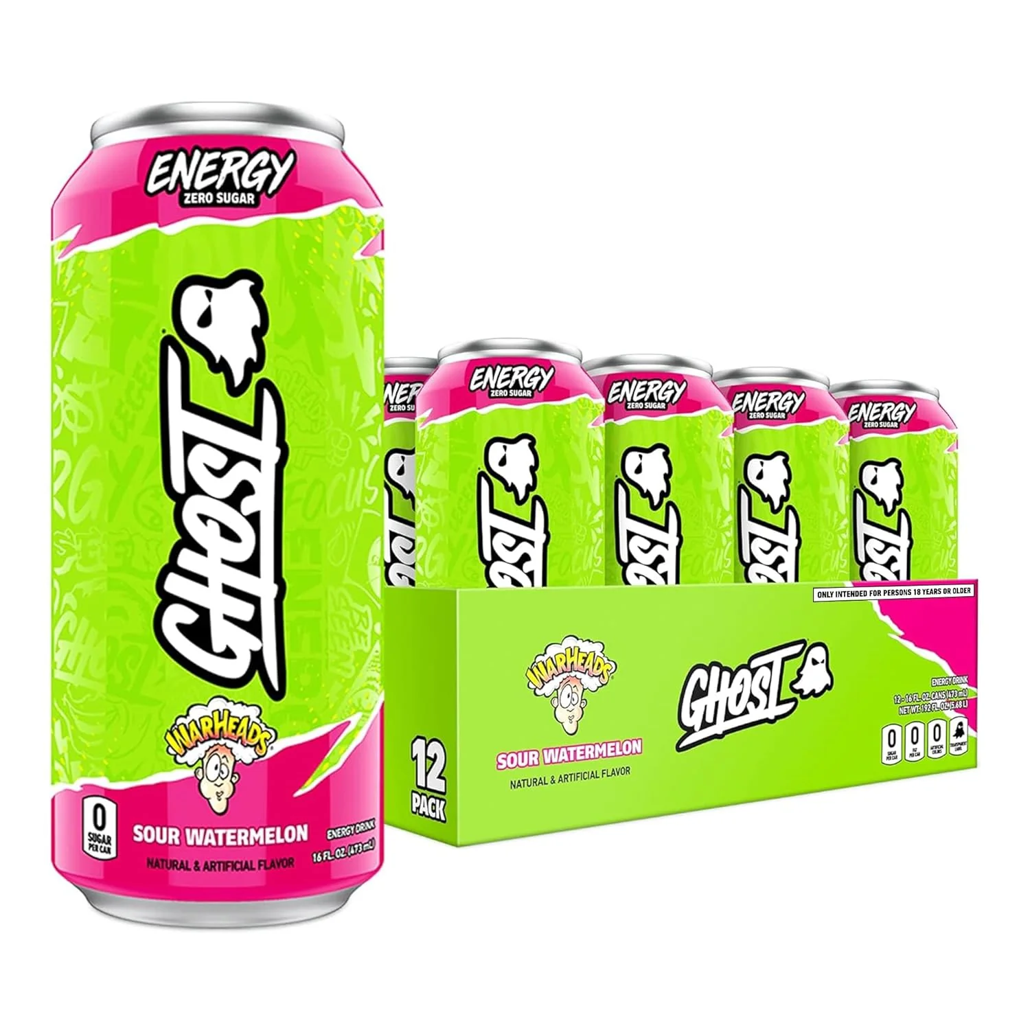 GHOST Warheads Energy Drink Cans - Image 7