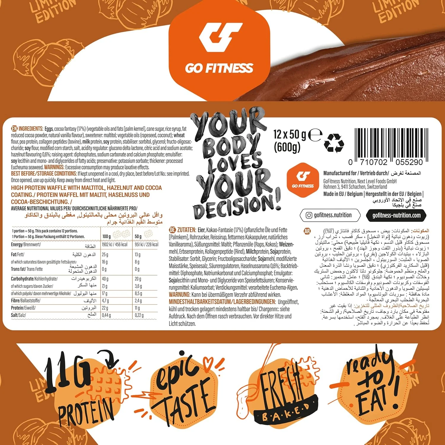 Go Fitness Waffle Protein - Image 12