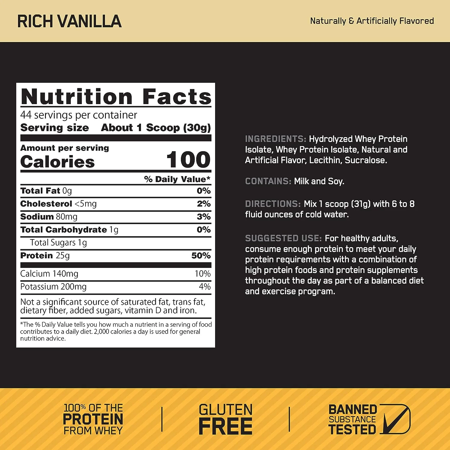 Optimum Gold Standard 100% Isolate - Image 10