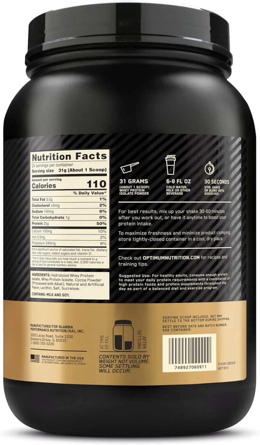 Optimum Gold Standard 100% Isolate - Image 16