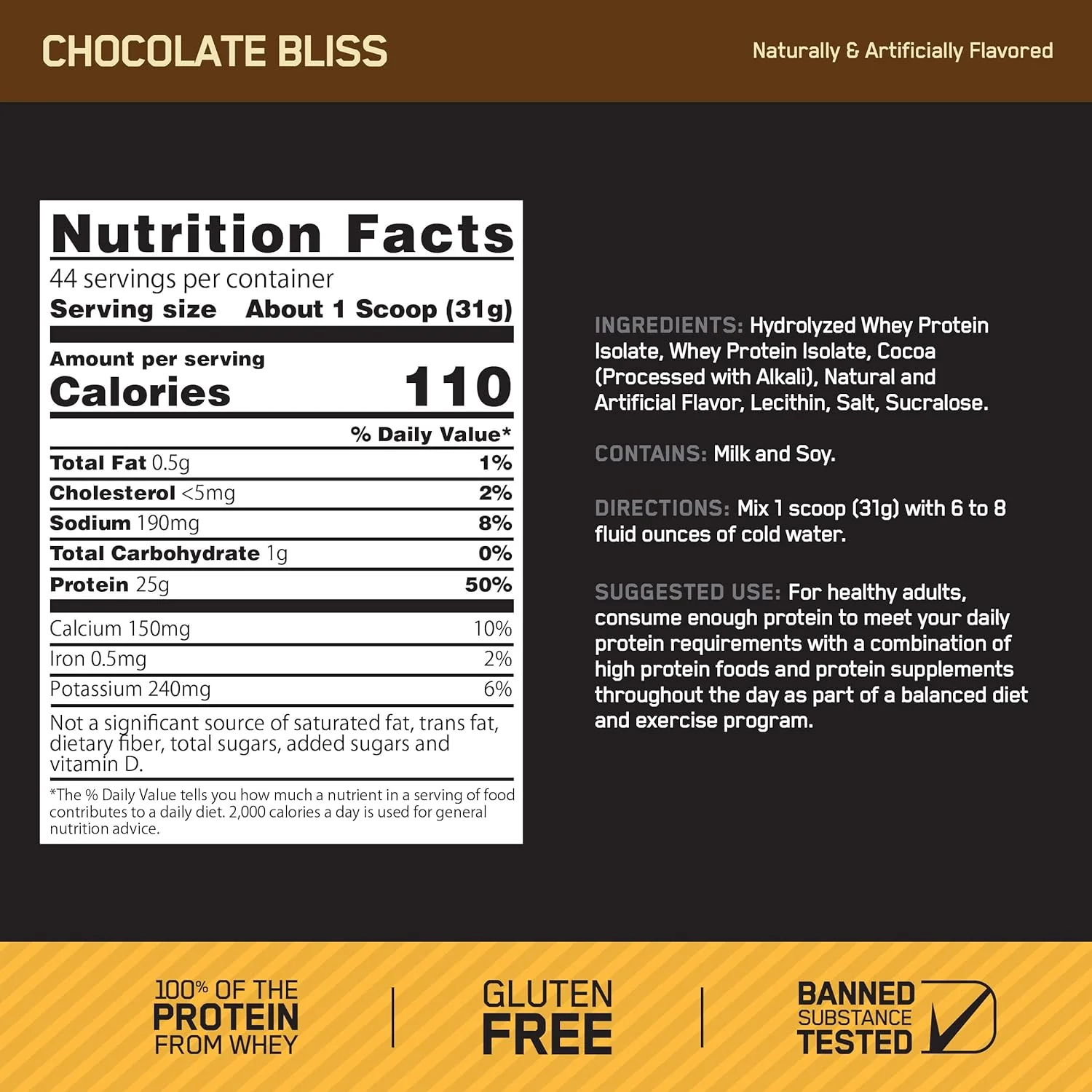 Optimum Gold Standard 100% Isolate - Image 6