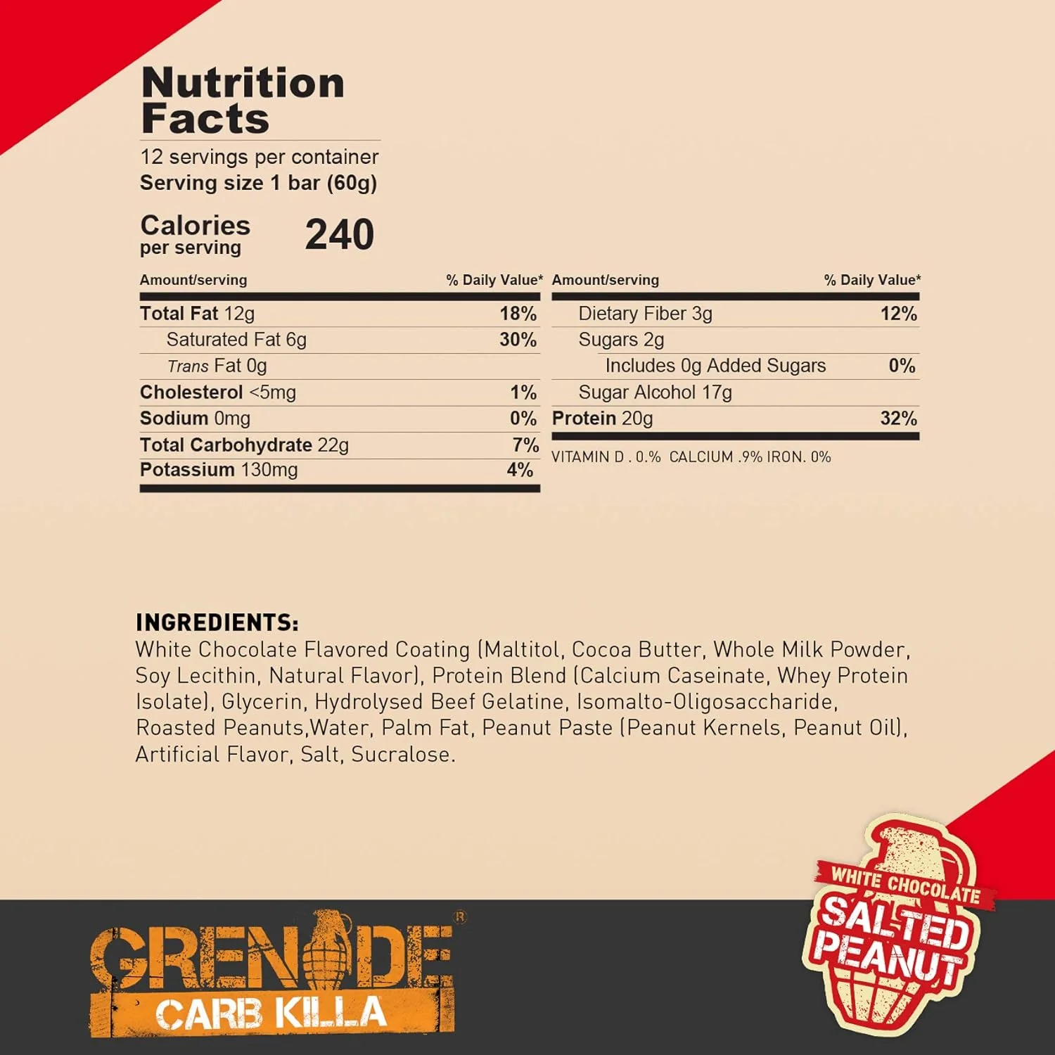 Grenade Carb Killa Protein Bar - Image 33
