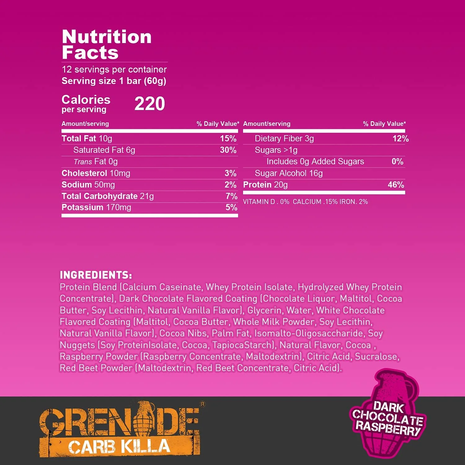 Grenade Carb Killa Protein Bar - Image 39
