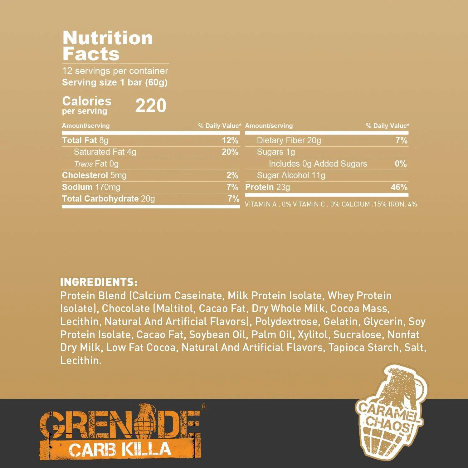 Grenade Carb Killa Protein Bar - Image 7