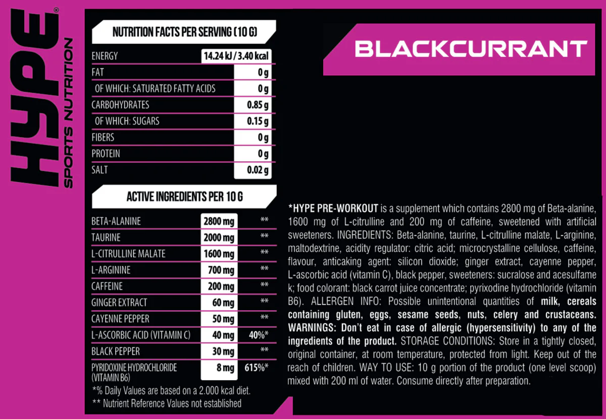 Hype Extreme Pre Workout - Image 3