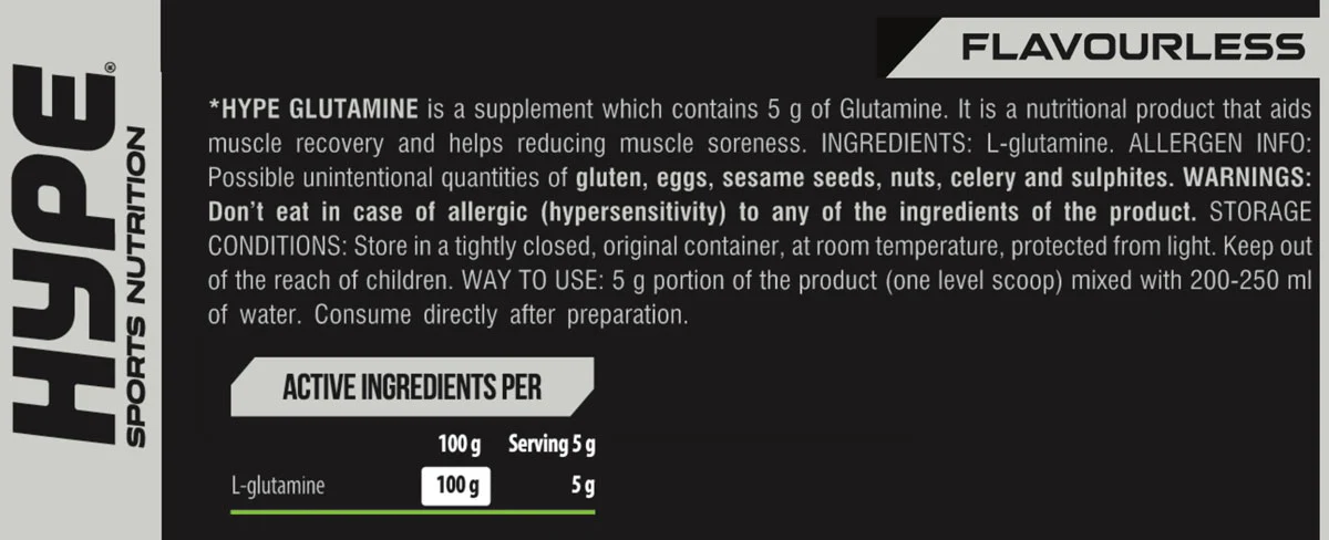 Hype Premium Glutamine - Image 3