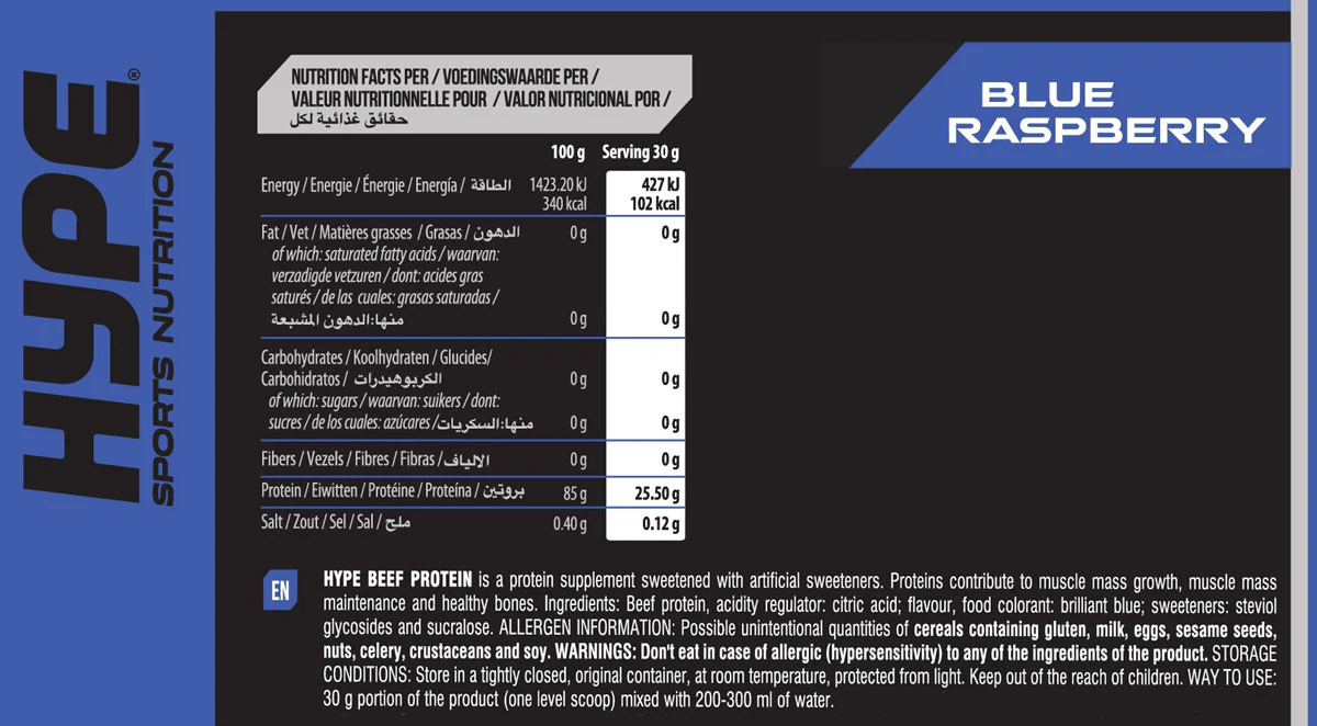 Hype Premium Hydro Beef Protein - Image 4