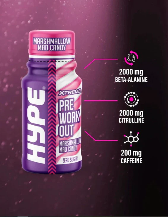Hype Xtreme Pre-workout Energy Shot - Image 2