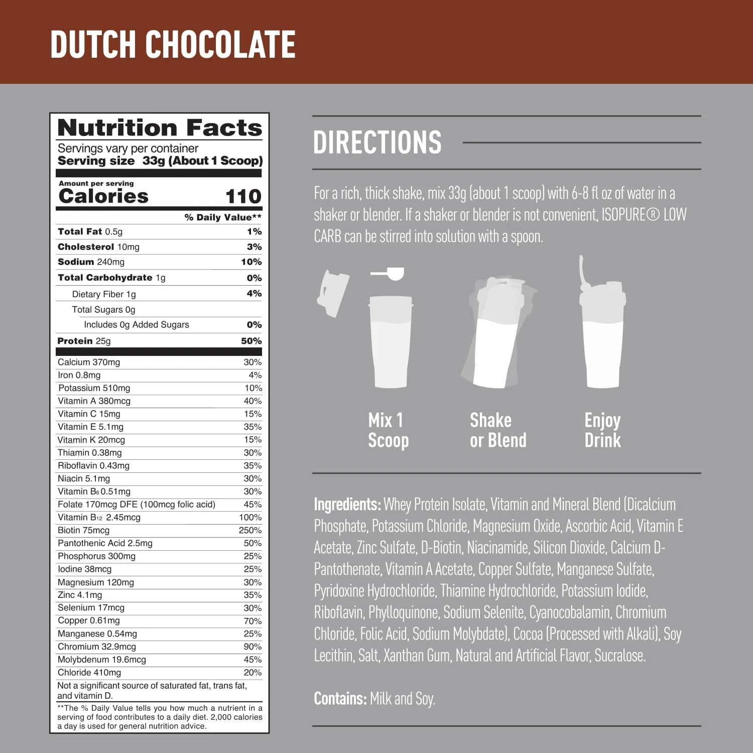 Isopure Zero Carb Protein - Image 21