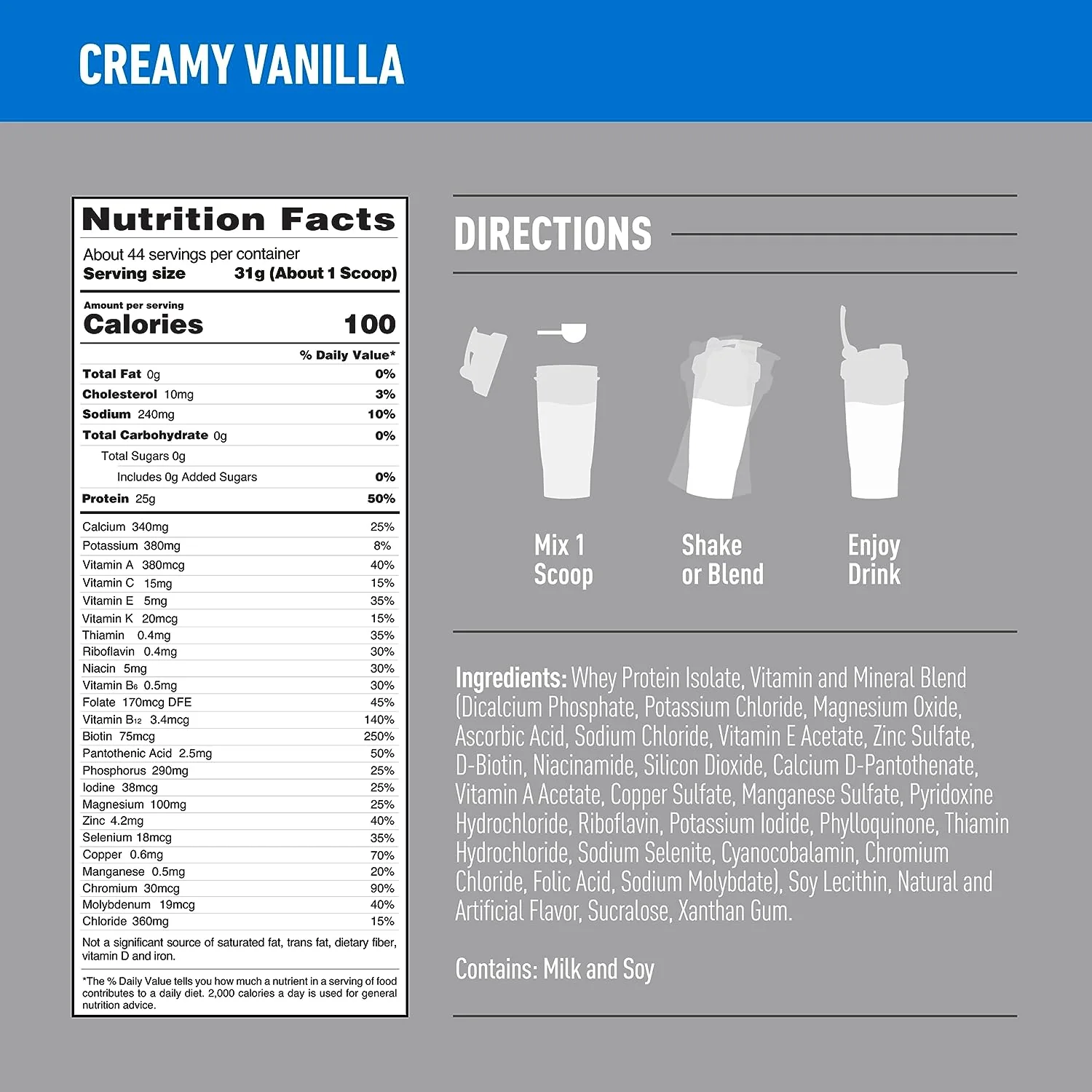 Isopure Zero Carb Protein - Image 5