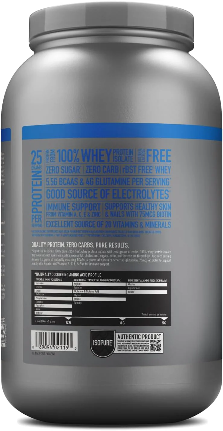 Isopure Zero Carb Protein - Image 8