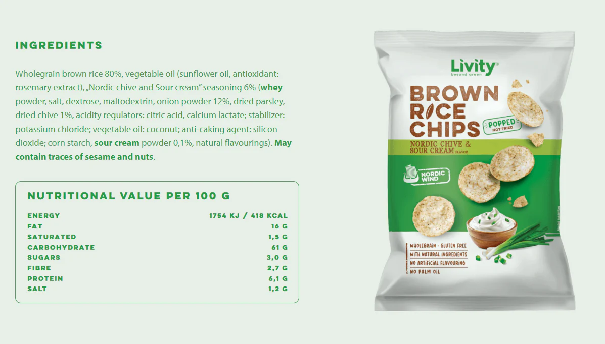 Livity Brown Rice Chips - Image 10