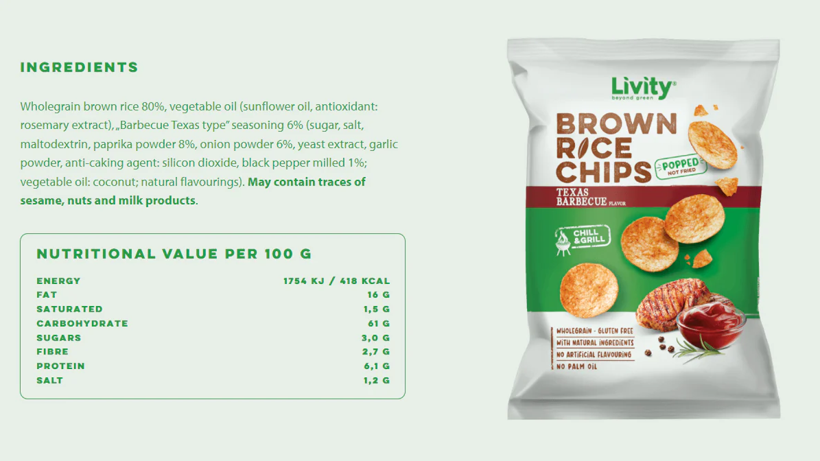 Livity Brown Rice Chips - Image 12