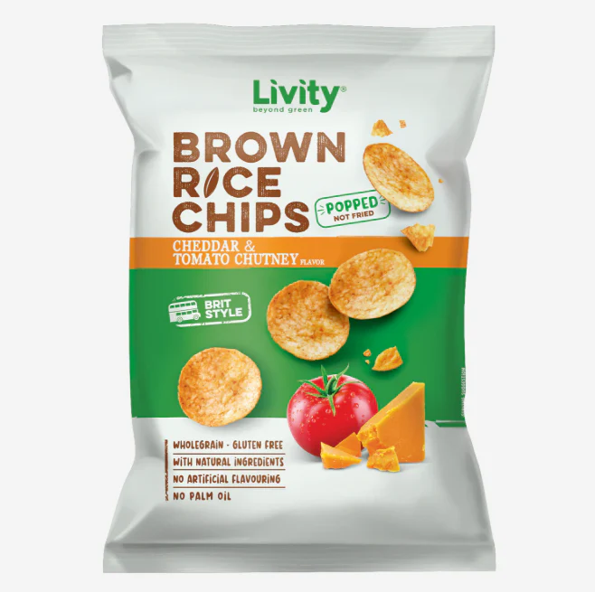 Livity Brown Rice Chips - Image 4