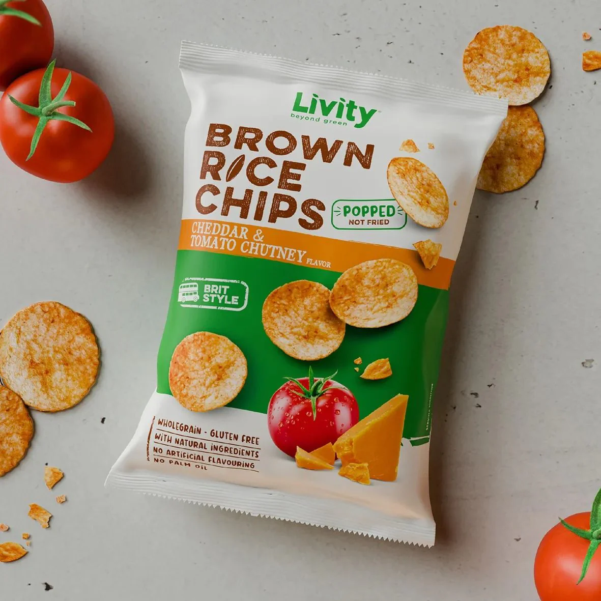 Livity Brown Rice Chips - Image 5