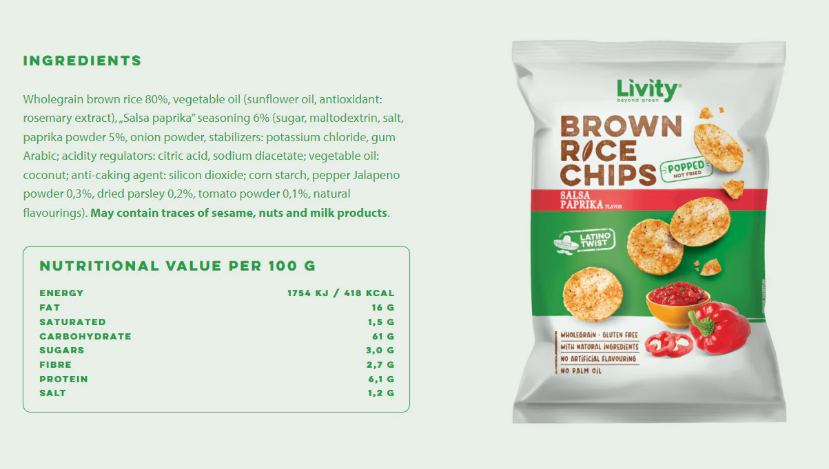 Livity Brown Rice Chips - Image 8