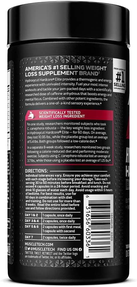 MuscleTech Hydroxycut Hardcore Elite - Image 3