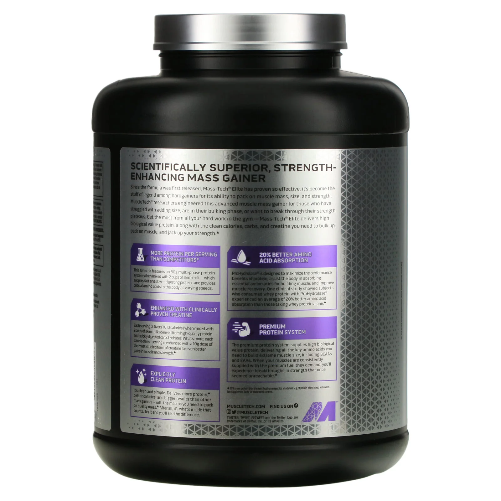 MuscleTech  Mass Tech Elite - Image 4