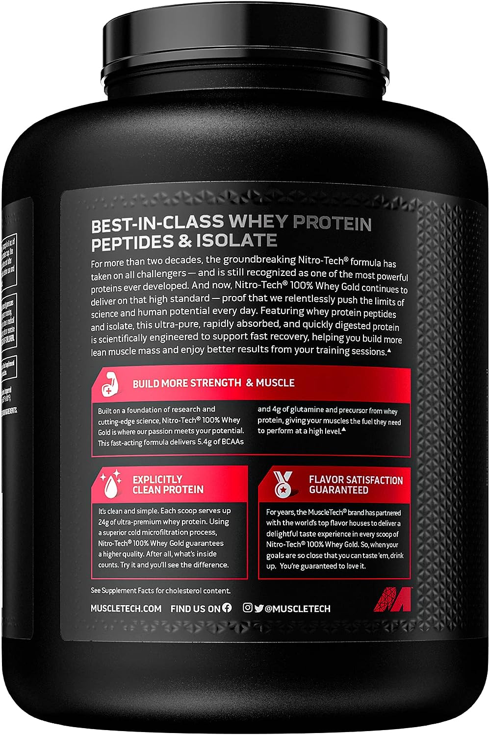 MuscleTech Nitro Tech 100% Whey Gold - Image 6