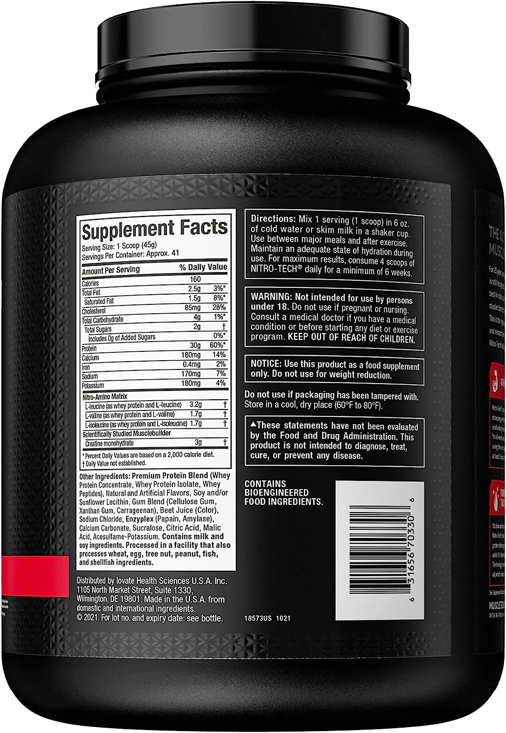 MuscleTech Nitro Tech Whey Protein - Image 12