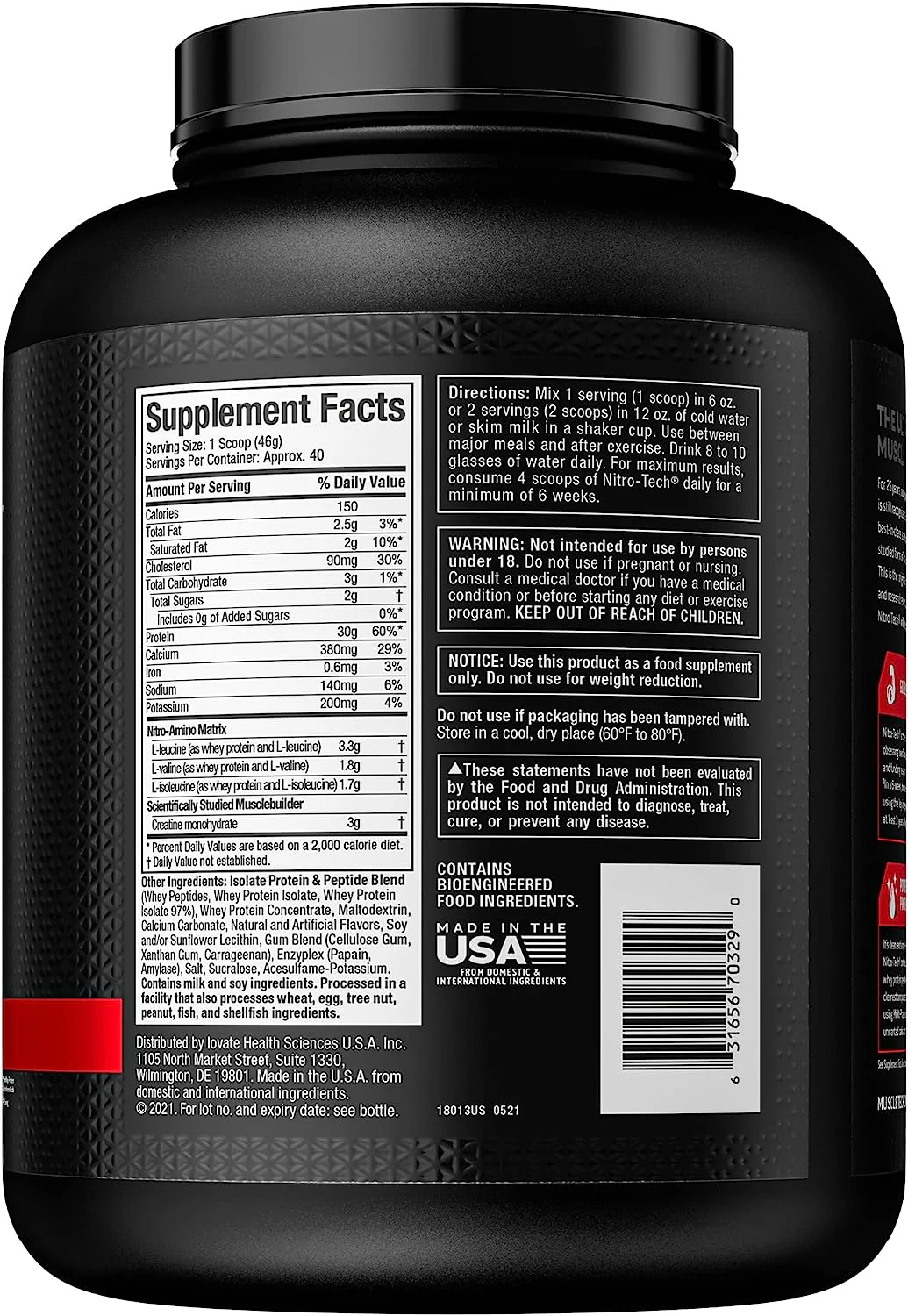 MuscleTech Nitro Tech Whey Protein - Image 21