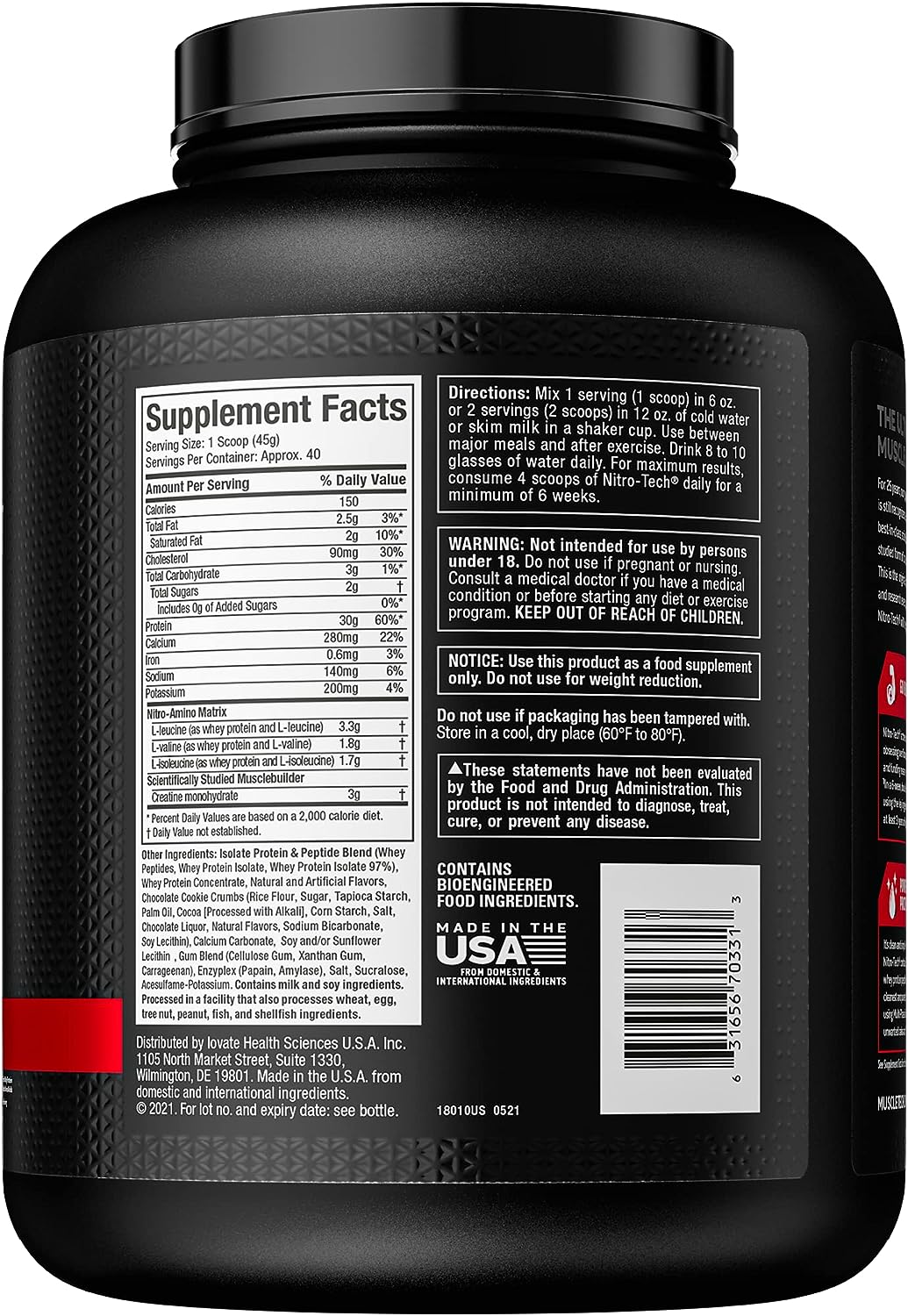 MuscleTech Nitro Tech Whey Protein - Image 26