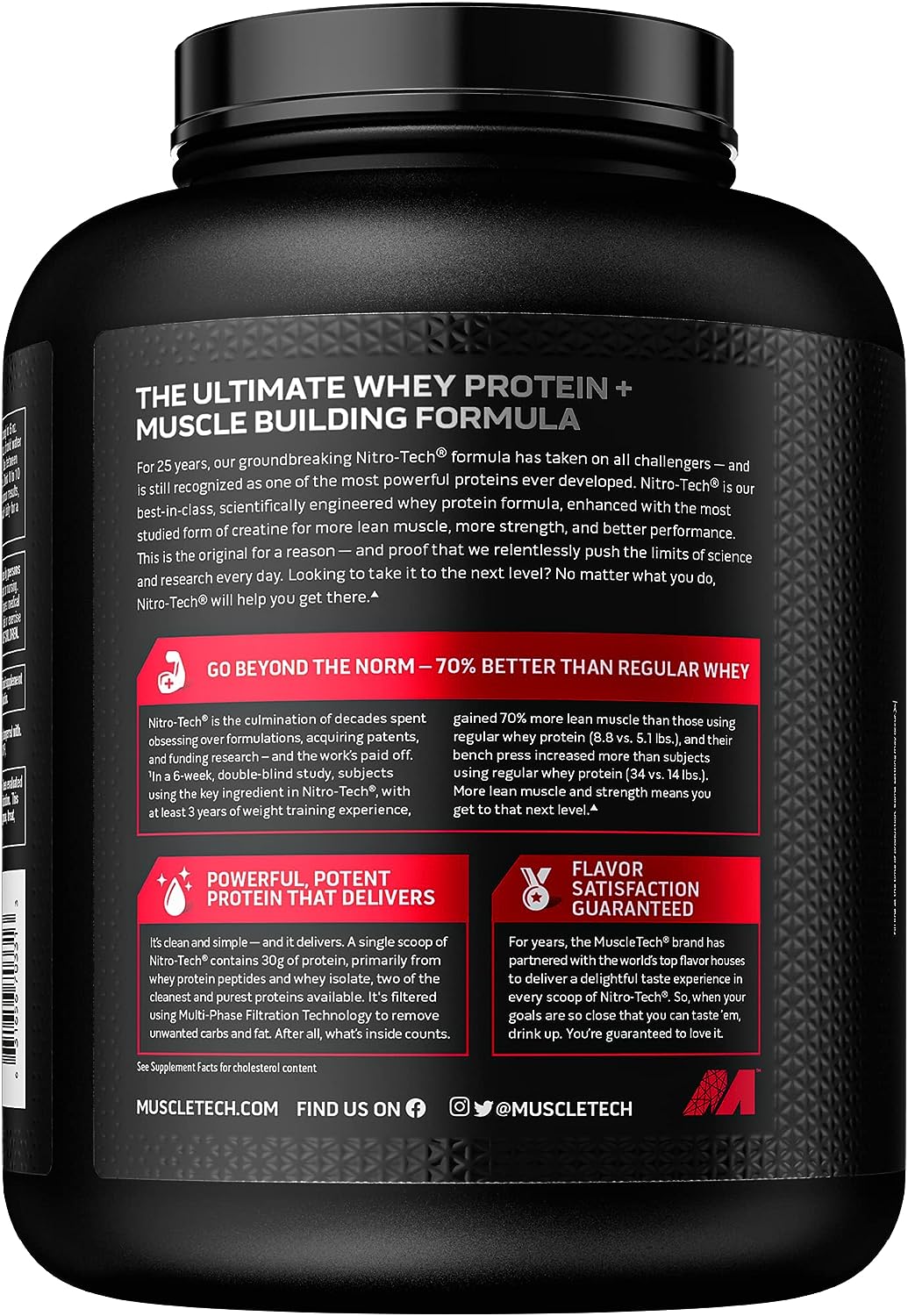 MuscleTech Nitro Tech Whey Protein - Image 27