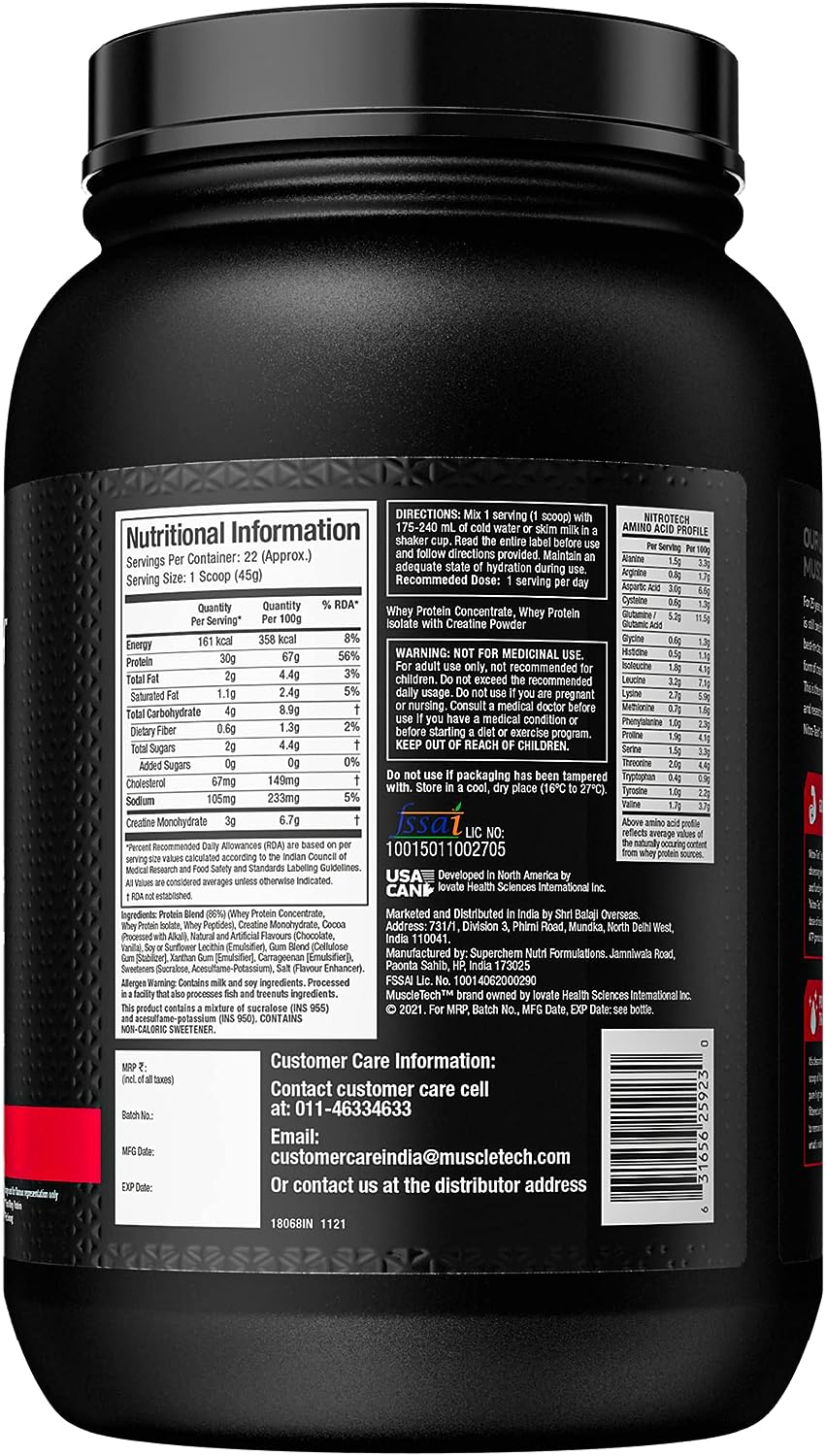 MuscleTech Nitro Tech Whey Protein - Image 33