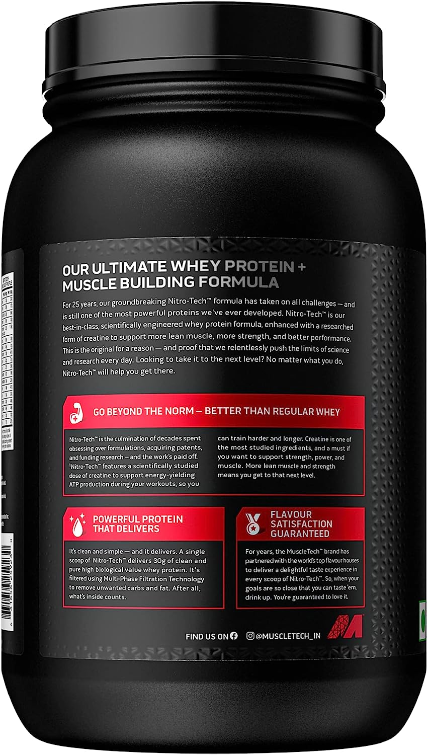 MuscleTech Nitro Tech Whey Protein - Image 34